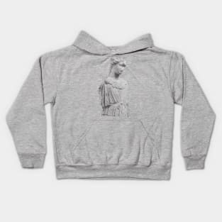 ANCIENT / Figure of Athena Kids Hoodie